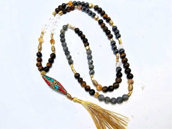 Aurora Guardian Mala Necklace