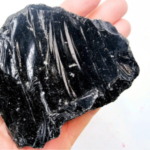 Black Obsidian Rough Large