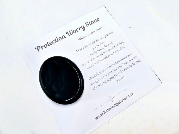 Worry Stone Protection (Black Obsidian)
