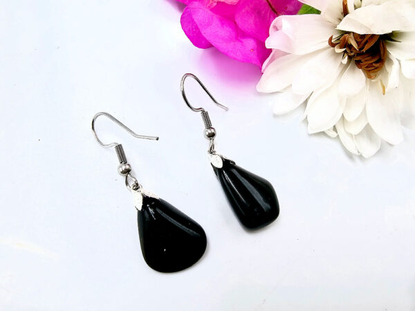 Black Onyx Drop Earrings