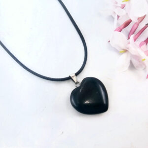 Black Tourmaline Heart Necklace