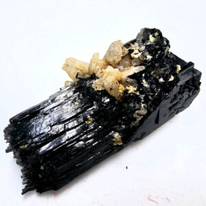 Black Tourmaline Rough U (138g) Quartz Inclusion