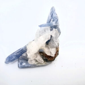 Blue Kyanite Cluster with Quartz