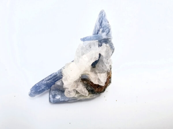 Blue Kyanite Cluster with Quartz