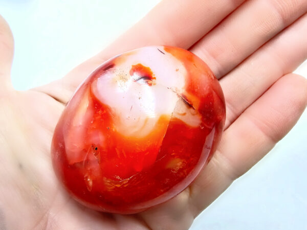 Carnelian Palm Stone
