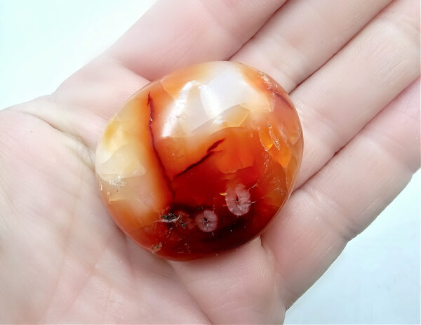 Carnelian Palm Stone K (52g) - Image 2
