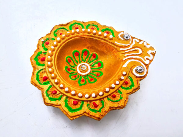 Clay Diya Pot Fancey