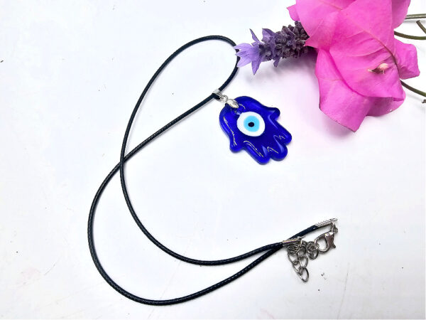 Evil Eye Hand Necklace (3cm) - Image 2