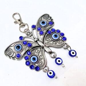 Evil Eye Butterfly Clip