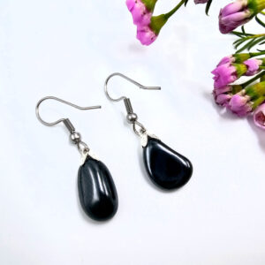 Hematite Drop Earrings