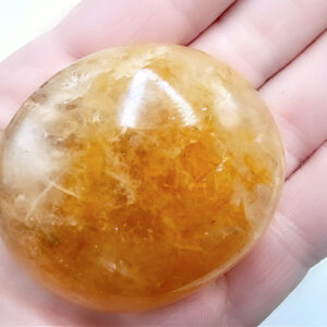 Hematoid Quartz Palm Stone