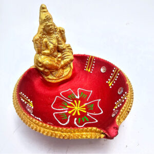 Laksmi Clay Diya Lamp Large