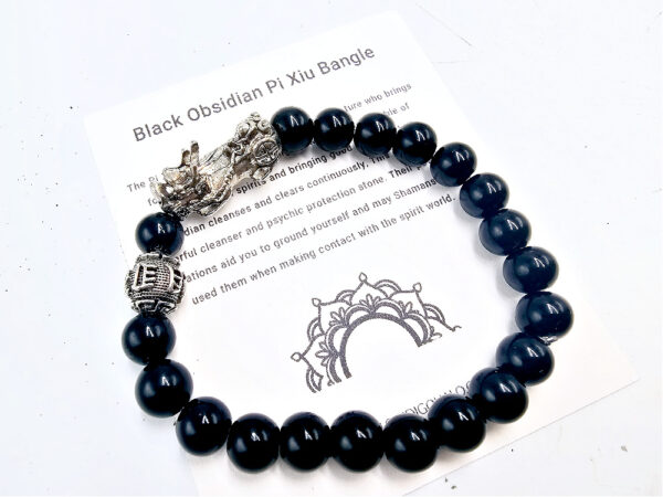 Pi Xiu Black Obsidian (8mm)