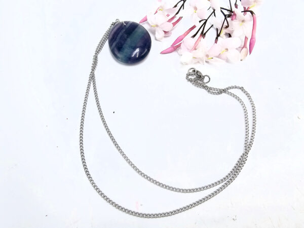 Rainbow  Fluorite Necklace (A) - Image 2