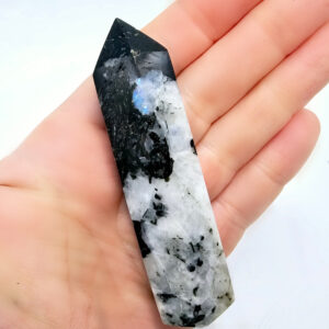 Rainbow Moonstone Point