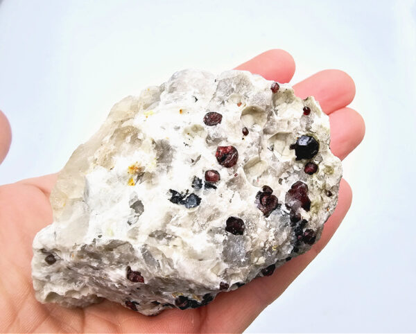 Red Pyrope Garnet in Feldspar B (268g) - Image 2