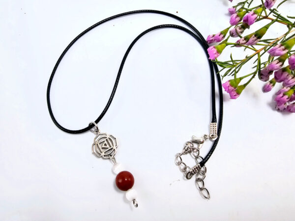 Root Chakra Necklace - Red Jasper - Image 3