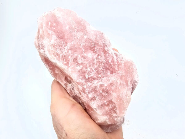 Rose Quartz Rough Chunk A (834g) - Image 2
