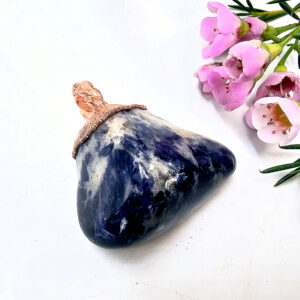 Sodalite Copper Pendant