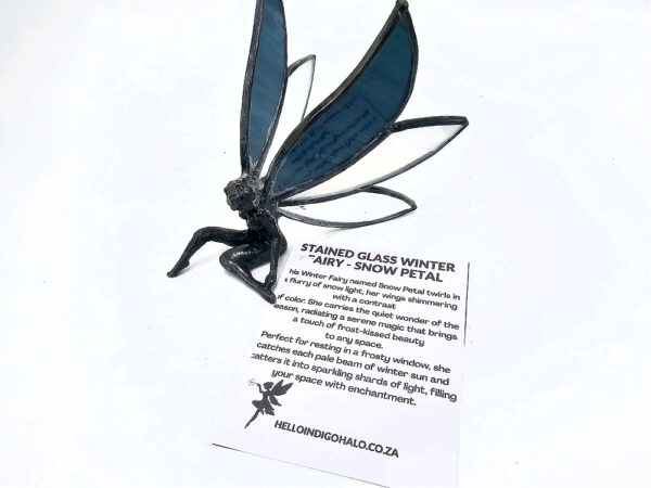 Stained Glass Winter Fairy -Snow Petal - Image 3