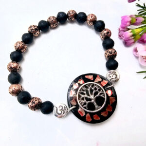 Tree Of Life Orgonite Bracelet With Copper Coil