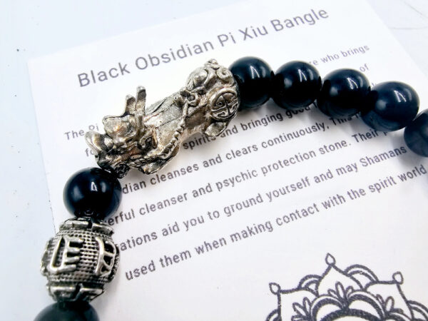 Pi Xiu Black Obsidian (8mm) - Image 2
