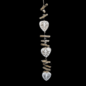 Heart Drift Wood Hanging Décor (83cm)