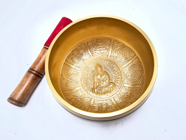 Singing Bowl Large - Brown C - Image 2