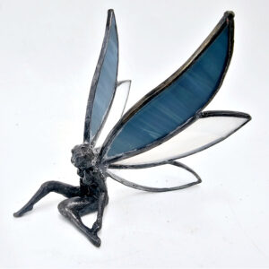 Stained Glass Winter Fairy -Snow Petal