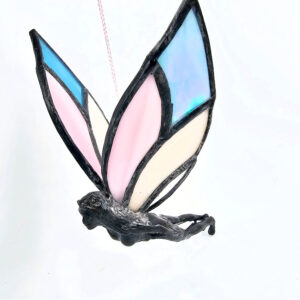 Flying Stained Glass Fairy - Roselle