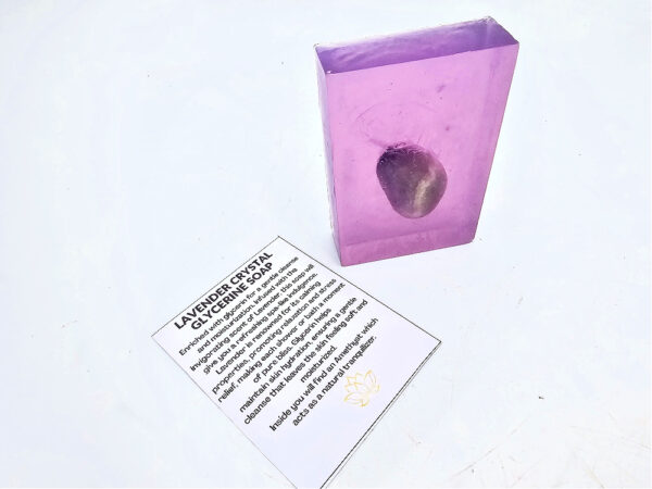 Lavender Crystal Glycerine Soap