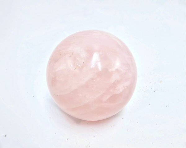 Rose Quartz Sphere D (428g) - Image 2