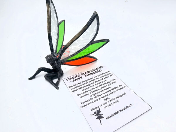 Stained Glass Summer Fairy - Marigold - Image 3
