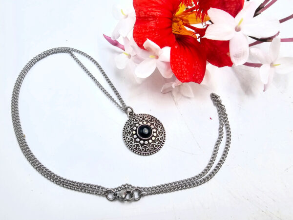 *Bohemian Gem Necklace Black Onyx - Image 2