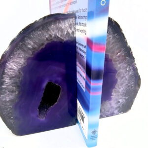 *Agate Geode Book Ends  (Purple) A