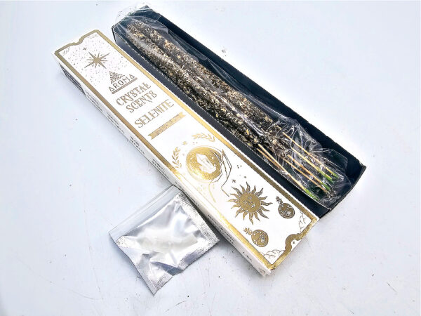 Aroma Crystal Scents (Selenite Smudge Kit)