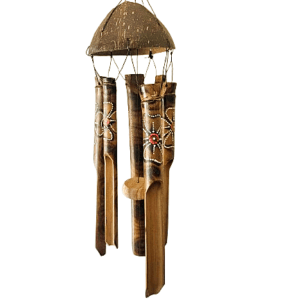 Bamboo Wind Chime Flowers (35cm)