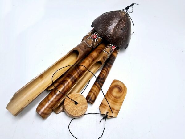Bamboo Wind Chime Flowers (35cm) - Image 2