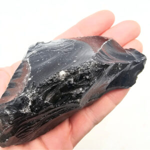 Black Obsidian Rough Large D