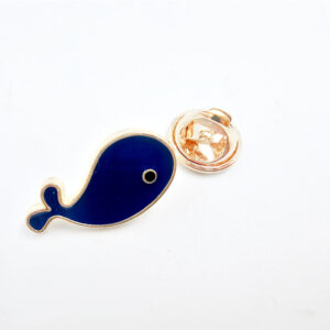 Blue Whale Pin Badge
