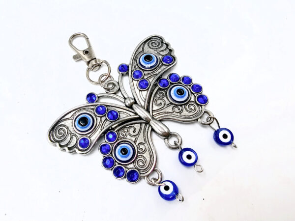 Evil Eye Butterfly Clip