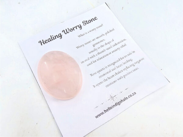 Worry Stone Healing (Rose Quartz)