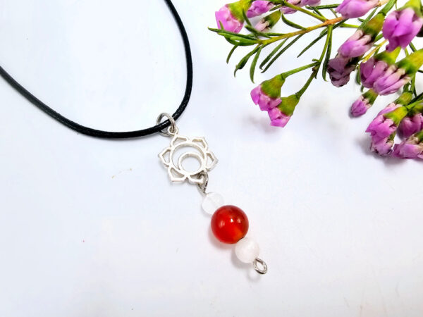 Sacral Chakra Necklace - Carnelian - Image 2