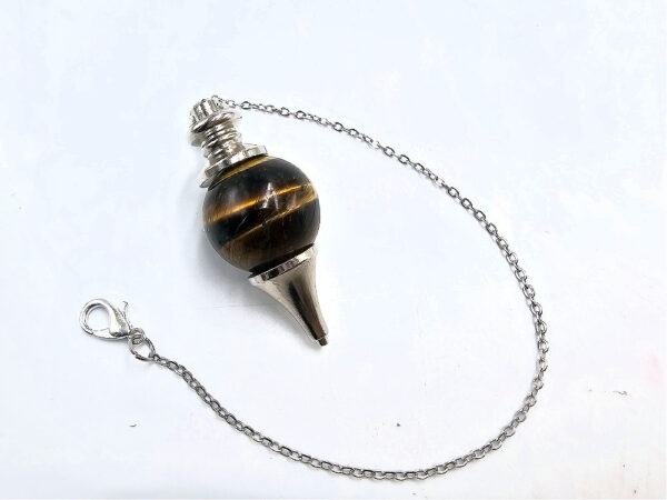 Tigers Eye Pendulum Ball
