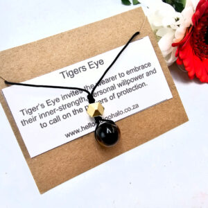 Tigers Eye Choker Sphere Necklace (10mm)