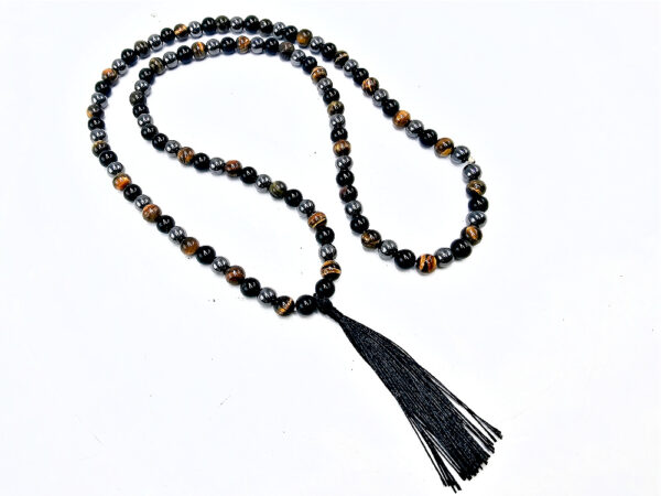 Triple Protection Mala Necklace