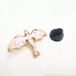 White Dragon Pin Badge