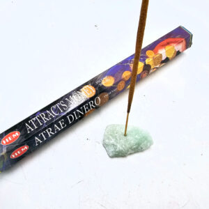 Green Aventurine &  Attract Money Incense Combo