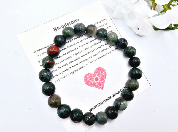 Bloodstone Bangle (8mm)