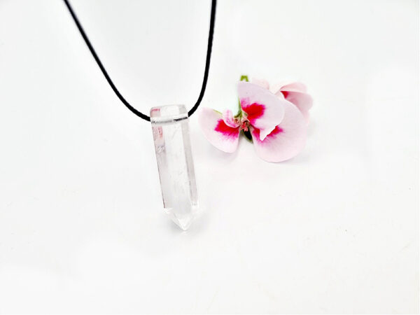 Clear Quartz Crystal Necklace Plain (Wisdom)